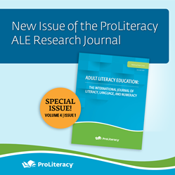 Special Issue of Adult Literacy Education Journal Features Research on Online Learning, Technology Integration, and Digital Literacy