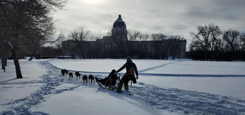 Educator brings dogsledding to southern Sask. in effort to share Indigenous culture
